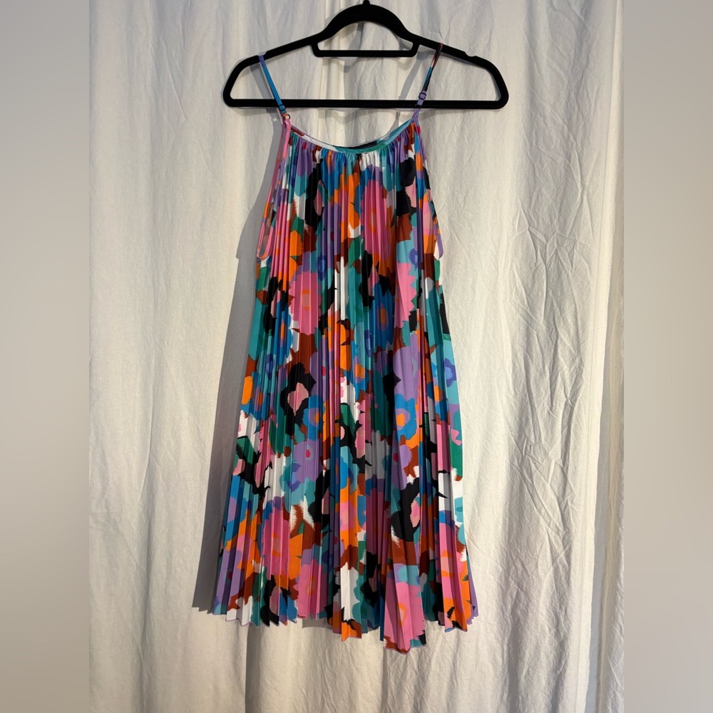 Lili Multicolor Pleated Dress